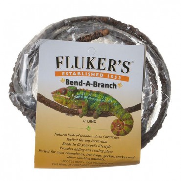 Flukers Bend-A-Branch Terrarium Decoration - Small - 1/8 in. Diameter - 6 in. Long - 4 Pieces