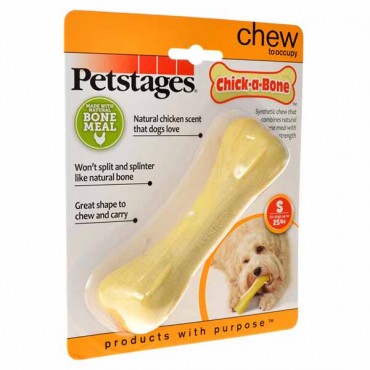 Petstages Chick-a-Bone Dog Chew - Small - 1 Count - Dogs up to 20 lbs - 2 Pieces