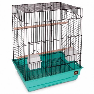 Prevue Square Top Bird Cage - Small - 1 Pack - 16 in. L x 14 in. W x 18 in. H