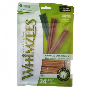 Whimzees Natural Dental Care Styx Dog Treats - Small - 28 Pack - Dogs 15-25 lbs