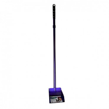 Flexrake Panorama Dog Scoop and Spade - Purple - Small - 3 in. Handle