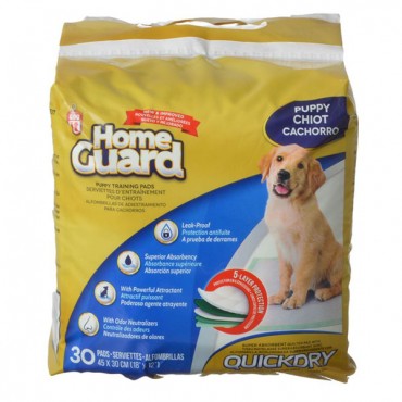 Dog It Home Guard Puppy Training Pads - Small - 30 Pack - 18 in. x 12 in. - 2 Pieces