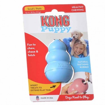 Kong Puppy Kong - Small - 4.25 in.L x 1.62 in.W x 6.5 in.H - 3 Pieces