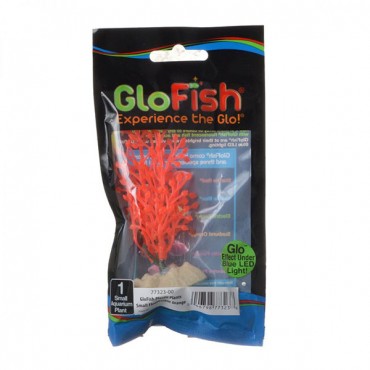 GloFish Orange Aquarium Plant - Small - 4 in. - 5.5 in. High - 6 Pieces
