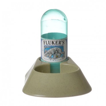 Flukers Repta-Waterier - Small - 5 oz Capacity - 2 Pieces