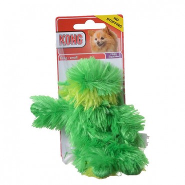 Kong Plush Frog Dog Toy - Small - 5 in. - 4 Pieces