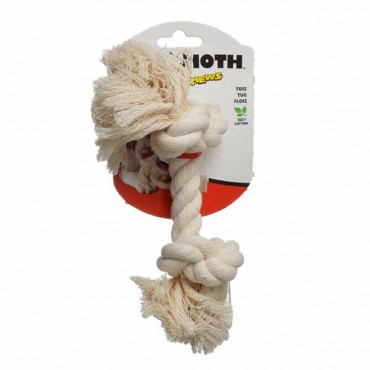 Flossy Chews Rope Bone - White - Small - 9 in. Long - 5 Pieces