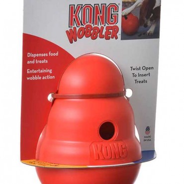 Kong Wobbler Dog Toy - Small - Dogs under 25 lbs