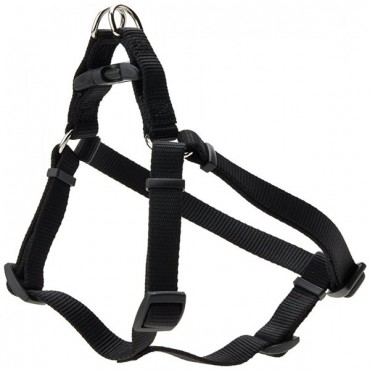 Tuff Collar Nylon Adjustable Comfort Harness - Black - Small - Girth Size 16 in. - 26 in.
