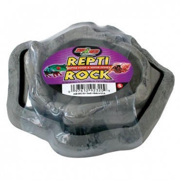 Zoo Med Repti Rock - Food and Water Dish Combo Pack - Small - 2 Pieces