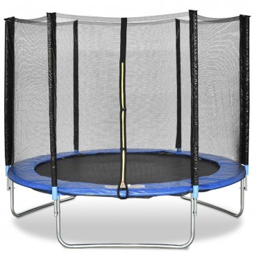 8 Ft. Safety Jumping Round Trampoline With Spring Safety Pad