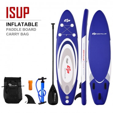 11Ft. Adjustable Inflatable Stand Up Paddle SUP Surfboard With Bag