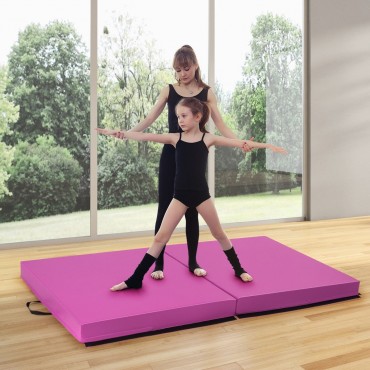 Gymnastic Fitness Exercise Thick Mat With Two Folding Panel