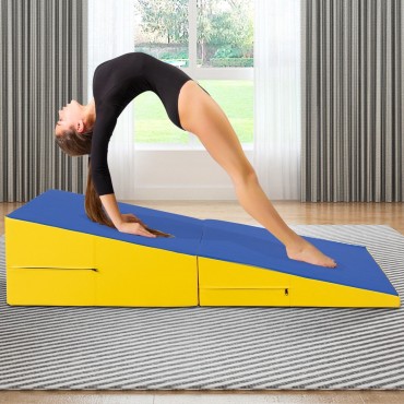 Folding Incline Mat Slope Cheese Gymnastics Gym Exercise