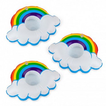 Rainbow Drink Float - Drink Holder - Set Of 3