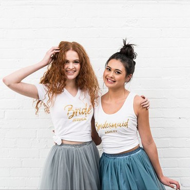 Personalized Bridesmaid Tank Top