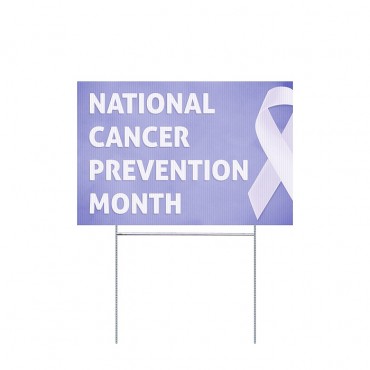Cancer Prevention Month - White/Purple
