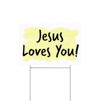 Christian - Jesus Loves You - Yellow