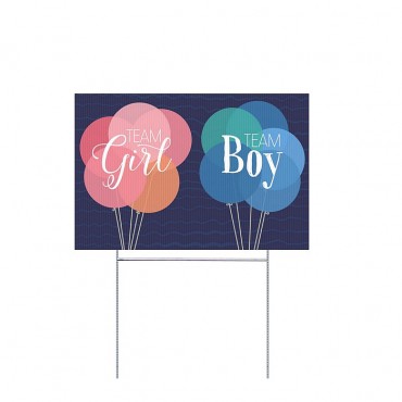 Gender Reveal - Balloons - Square