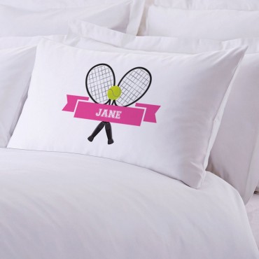 Tennis Personalized Sports Pillowcase