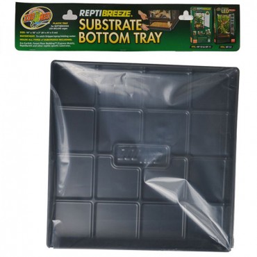 Zoo Med ReptiBreeze Substrate Bottom Tray - Tray for NT 10, NT 11 and NT 15 - 16 in. L x 16 in. W x 2 in. H