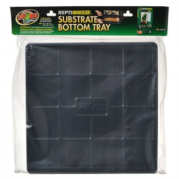 Zoo Med ReptiBreeze Substrate Bottom Tray - Tray for NT12 - 18 in. L x 18 in. W x 2 in. H