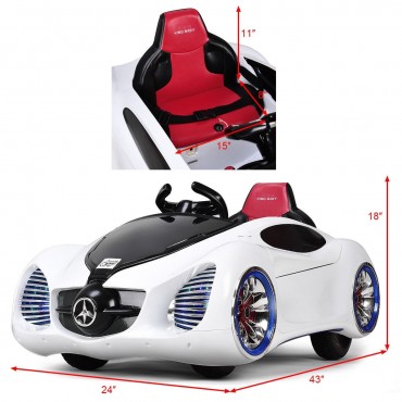 Powered Kids Remote Control Ride Car With MP3