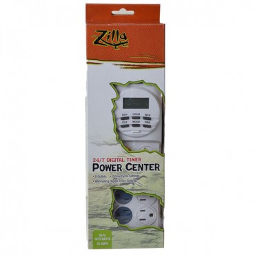 Zilla 24/7 Digital Timer Power Center - Up to 1875 Watts - 15 Amps