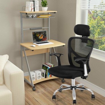 Ergonomic Mesh High Back Office Chair With Headrest