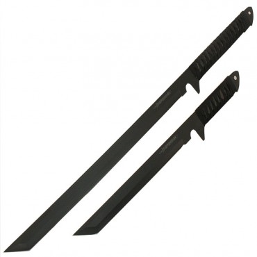 27 in. Sword Set 2 in 1 Carbon Steel Sword