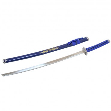 40 in. Blue Japanese Samurai Sword Ninja / Stand