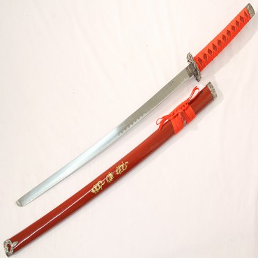 40 in. Red Ying Yang symbol Sword