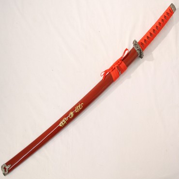 40 in. Red Ying Yang symbol Sword