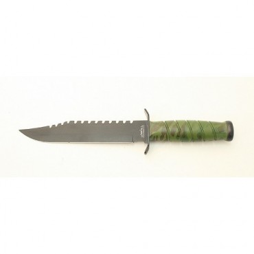 13 in. Camoflauge Hunting Knife W/ Sheath
