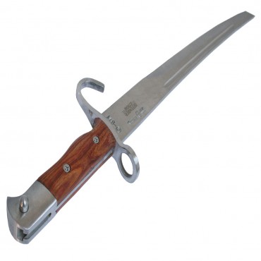 24 in. Full Tang Military M8 Sword Wood Handle with Vinyl Sheath