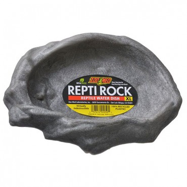 Zoo Med Repti Rock - Reptile Water Dish - X-Large - 11.5 in. Long x 8 in. Wide