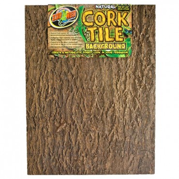 Zoo Med Natural Cork Tile Terrarium Background - X-Large - 24 in. Long x 18 in. Wide