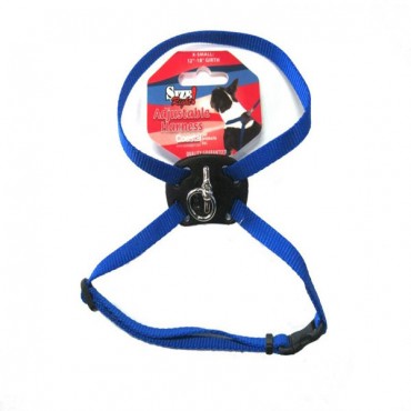 Coastal Pet Size Right Adjustable Nylon Harness - Blue - X-Small - Girth Size 10 in. - 18 in.
