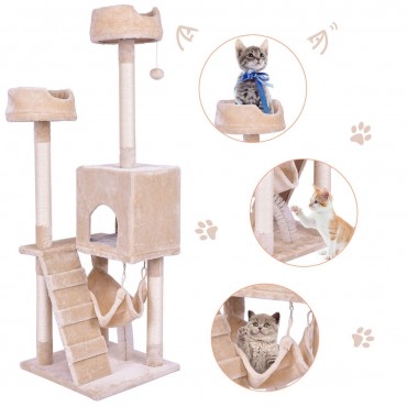 Tower Condo Bed Scratch Post Kitten Pet House Tower