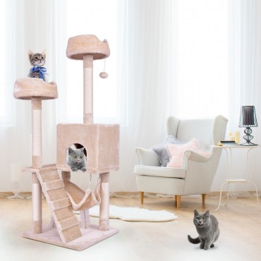 Tower Condo Bed Scratch Post Kitten Pet House Tower