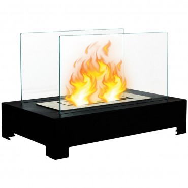 Stainless Steel Portable Tabletop Ventless Bio Ethanol Fireplace