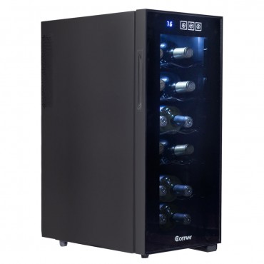 12 Bottle Standing Thermoelectric Wine Cooler