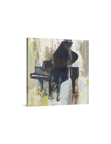 Bluebird Piano Wall Art - Canvas - Gallery Wrap