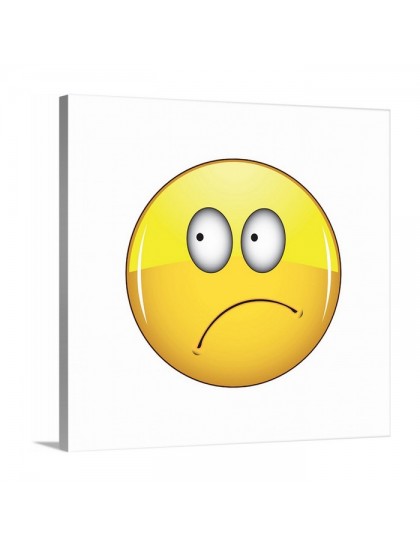 Worried Emoji With Big Eyes